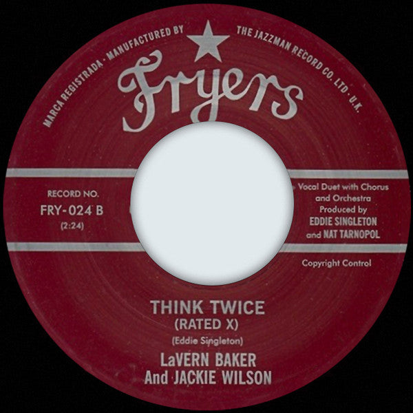 LaVern Baker / Lavern Baker And Jackie Wilson : Bumble Bee / Think Twice (Rated X) (7", Single)