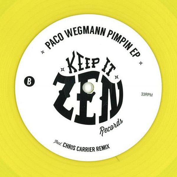 Paco Wegmann : Pimpin EP (12", EP, Yel)