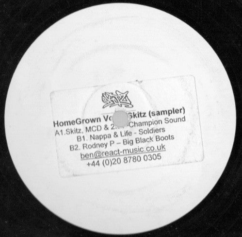 Skitz : Homegrown (Vol. 1)  (12", W/Lbl, Sti)