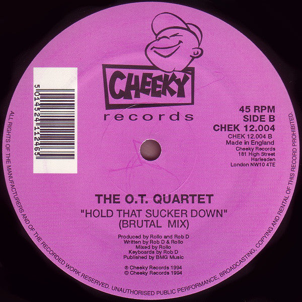 The O.T. Quartet : Hold That Sucker Down (12")