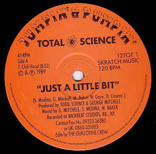 Total Science (2) : Just A Little Bit (12")