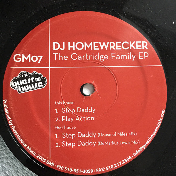 DJ Homewrecker : The Cartridge Family EP (12", EP)