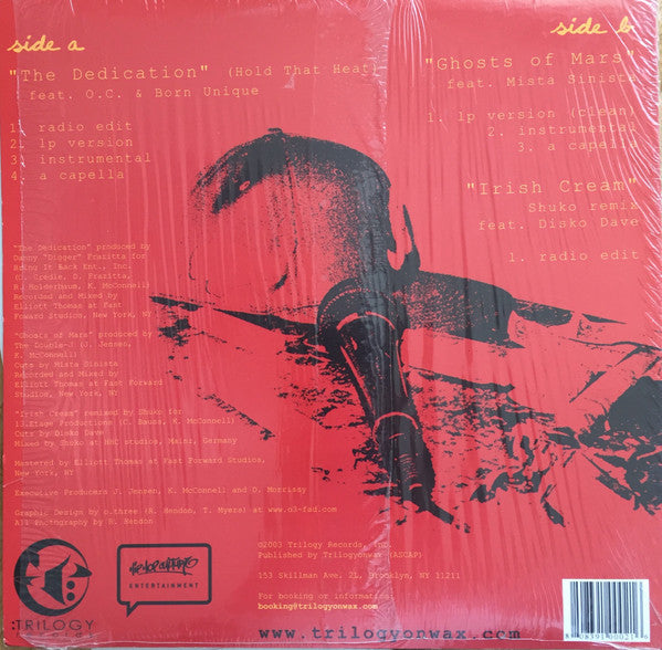 Doujah Raze : The Dedication (Hold That Heat) (12")
