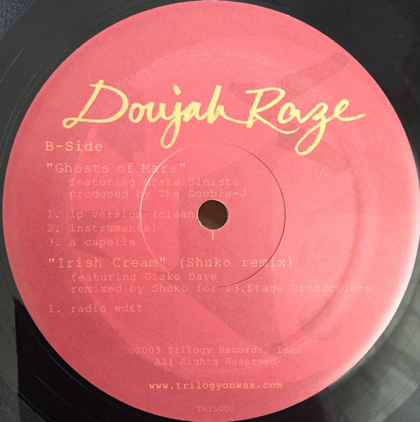 Doujah Raze : The Dedication (Hold That Heat) (12")