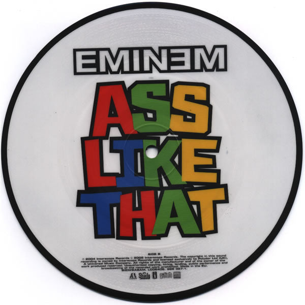 Eminem : Ass Like That (7", Pic)