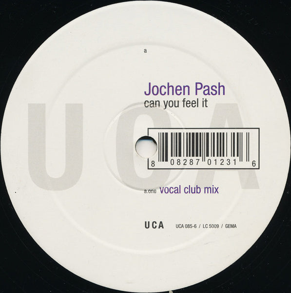 Jochen Pash : Can You Feel It (12")
