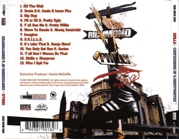 Skillz : Confessions Of A Ghostwriter (CD, Album)
