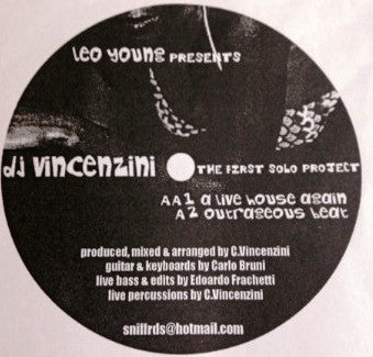 Leo Young Presents Cristiano Vincenzini : The First Solo Project (12")
