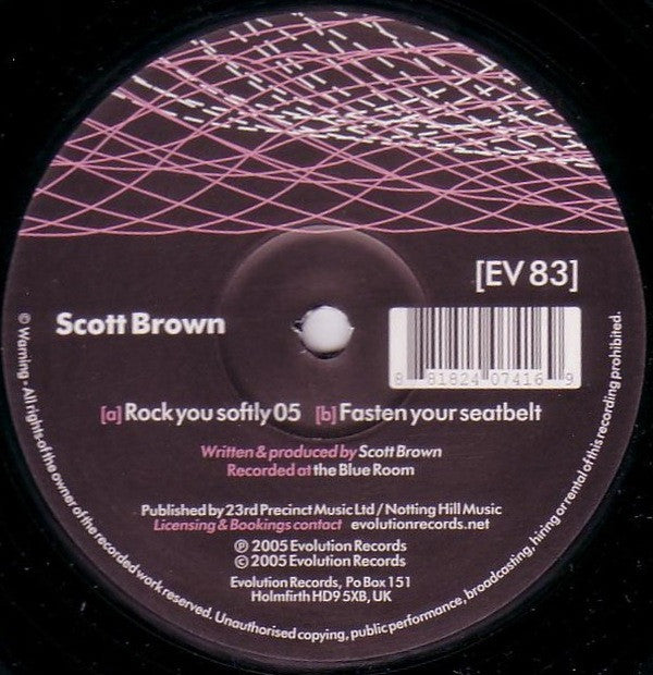 Scott Brown : Rock You Softly 05 / Fasten Your Seatbelt (12")