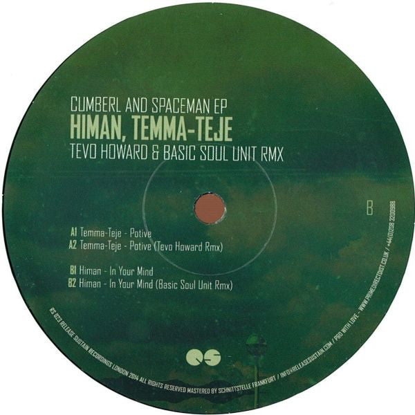 Himan ,  Temma Teje : Cumberl & Spaceman EP (12", EP)