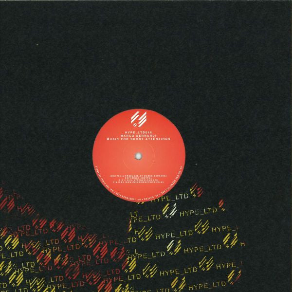 Marco Bernardi : Music For Short Attentions (12", EP)