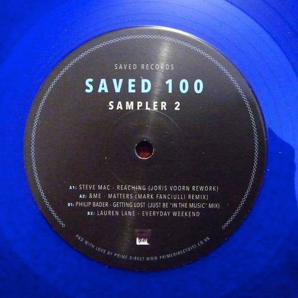 Various : Saved 100 (Sampler 2) (12", Smplr, Blu)