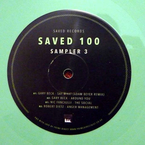 Various : Saved 100 (Sampler 3) (12", Smplr, Gre)
