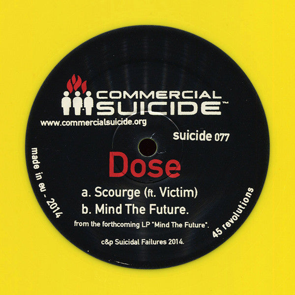 Dose (5) : Scourge / Mind The Future (12", Ltd, Yel)