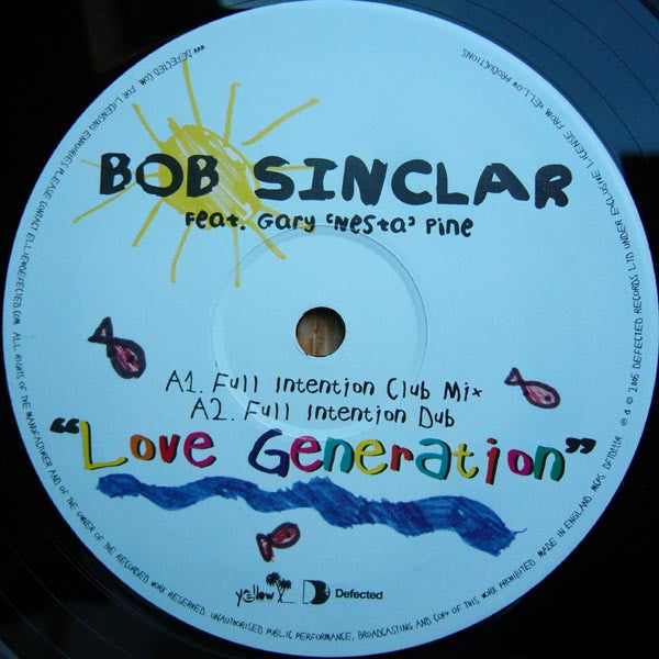 Bob Sinclar Feat. Gary 'Nesta' Pine* : Love Generation (Remixes) (12")