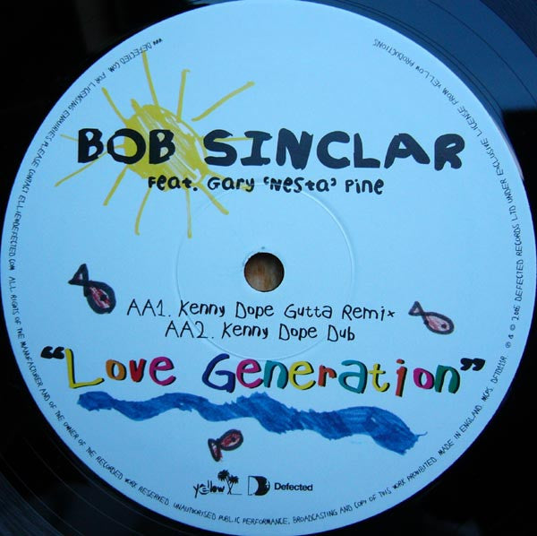 Bob Sinclar Feat. Gary 'Nesta' Pine* : Love Generation (Remixes) (12")