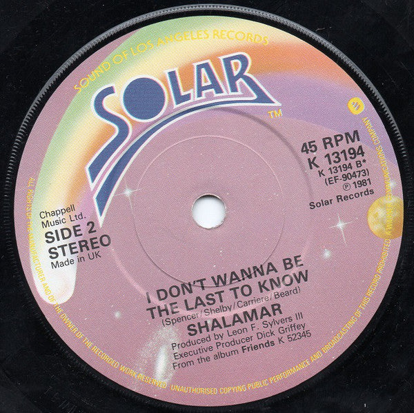 Shalamar : There It Is (7", Single)