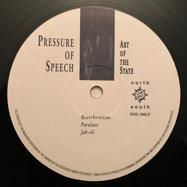 Pressure Of Speech : Art Of The State (2xLP, Album, Ltd + 12", Ltd)