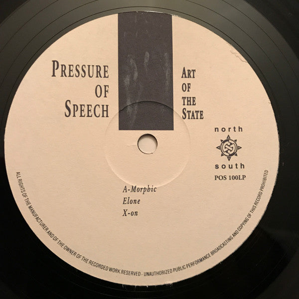 Pressure Of Speech : Art Of The State (2xLP, Album, Ltd + 12", Ltd)