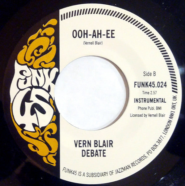 Vern Blair Debate : Super Funk (7", RE)