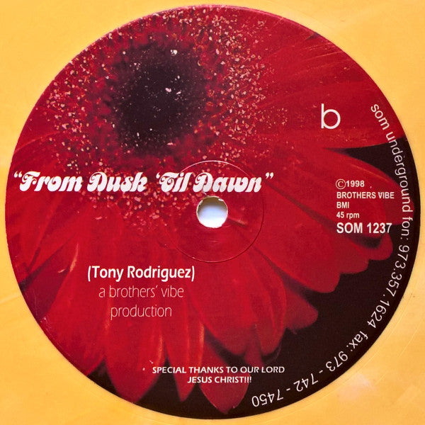 Tony Rodriguez : All In The Feeling / From Dusk Till Dawn (12", Ora)