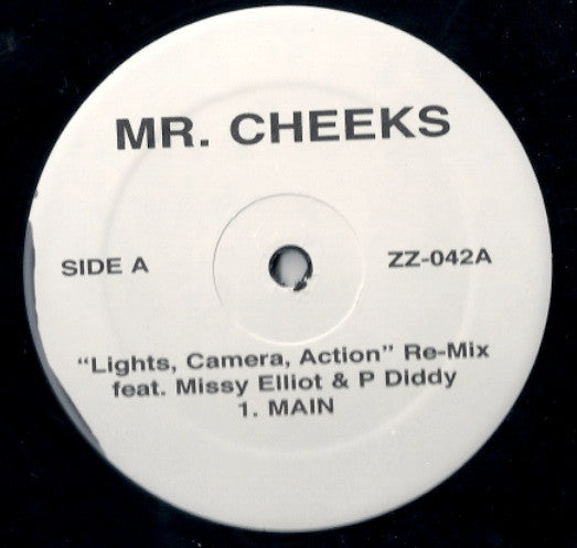 Mr. Cheeks F/ Missy Elliott & P. Diddy : "Lights, Camera, Action" Re-Mix (12", Unofficial)