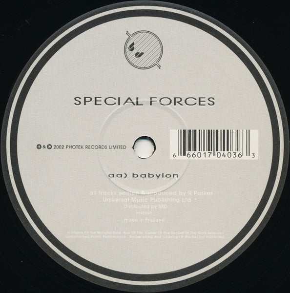 Special Forces : The End / Babylon (12")