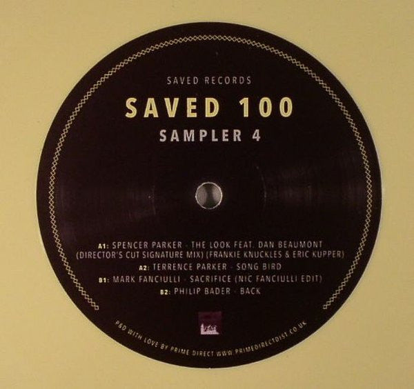 Various : Saved 100 (Sampler 4) (12", Smplr, Yel)
