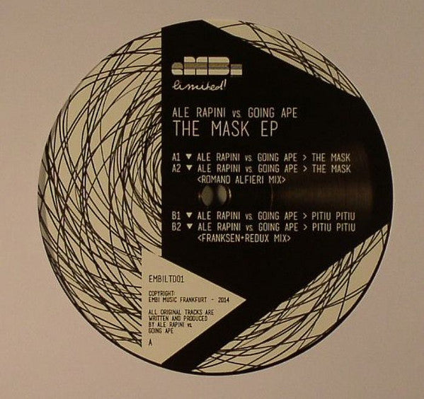 Ale Rapini Vs. Going Ape : The Mask EP (12")