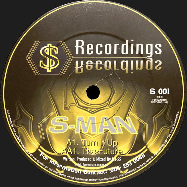 S Man : Turn It Up / The Future (12")