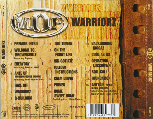 M.O.P. : Warriorz (CD, Album, RE)