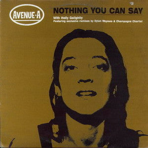 Avenue A : Nothing You Can Say (12")