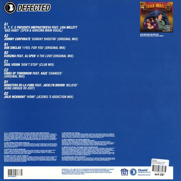 Various : Wax Wars (Defected) (2xLP, Comp)