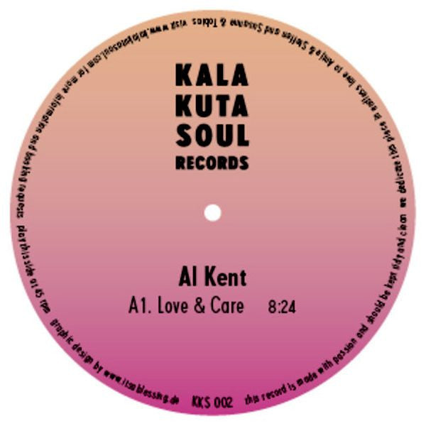 Al Kent : Love & Care (12", Ltd)