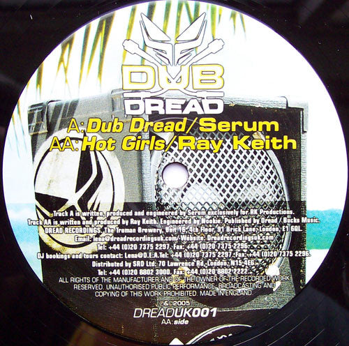 Serum (2) vs. Ray Keith : Dub Dread / Hot Girls (12")