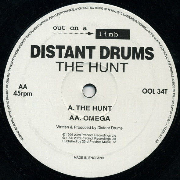 Distant Drums : The Hunt (12")