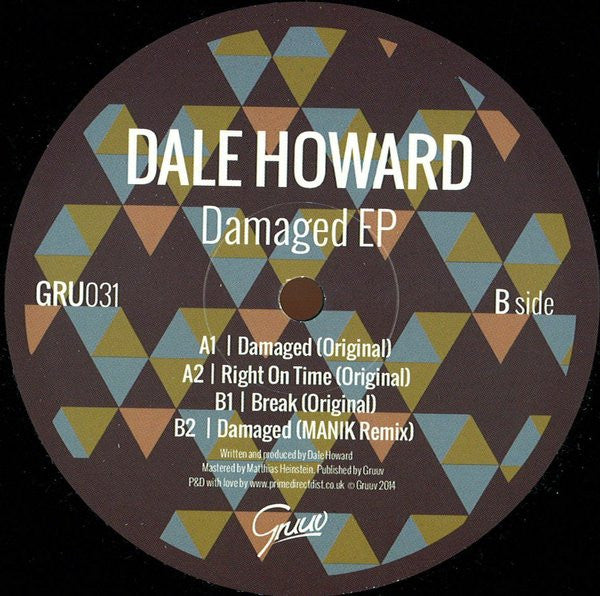 Dale Howard : Damaged EP (12", EP)