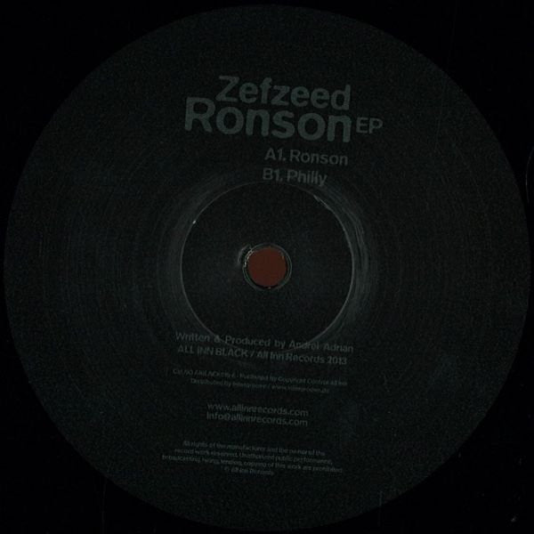 Zefzeed : Ronson EP (12", EP)