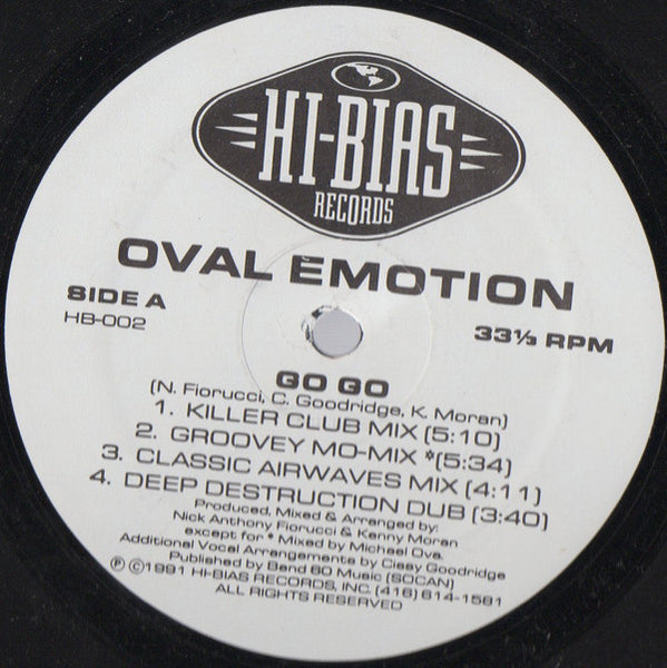 Oval Emotion : Go Go / Lies (12")