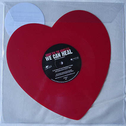 House For The Homeless : We Can Heal (7", Shape, RSD, Ltd, Num, red)