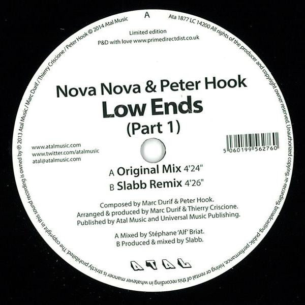Nova Nova & Peter Hook : Low Ends (Part 1) (7", RSD, Ltd)
