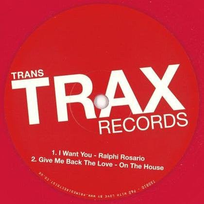 Various : TransTRAX (12", EP, Ltd, Pin)