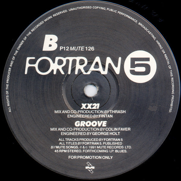 Fortran 5 : Groove (12", Promo)