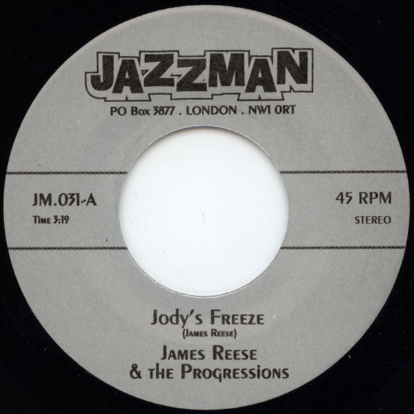 James Reese & The Progressions : Jody's Freeze / Let's Go (It's Summertime) (7", Single, RE)