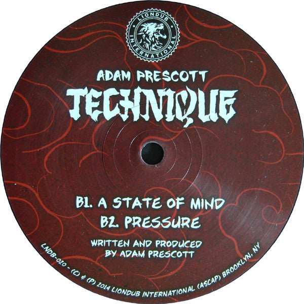 Adam Prescott : Technique (12", EP)