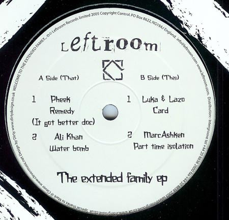 Various : The Extended Family EP (12", EP)