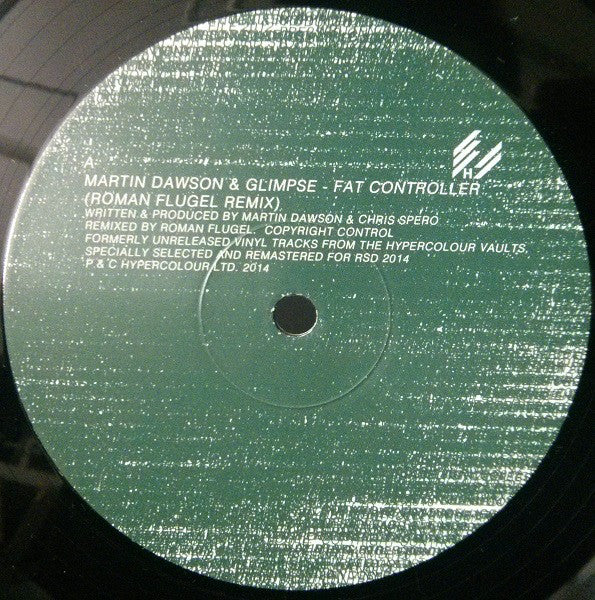 Glimpse, Martin Dawson & Alex Jones (3) / Shenoda : Fat Controller / All Ears (Remixes) (10")