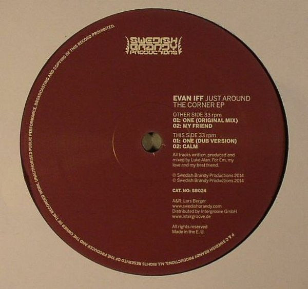 Evan Iff : Just Around The Corner EP (12", EP)