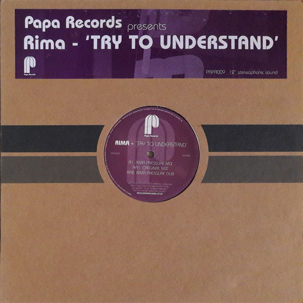 Rima : Try To Understand (12")