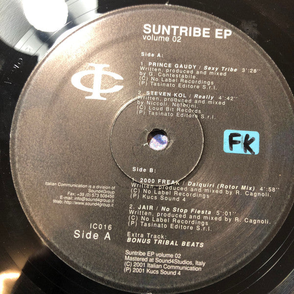 Various : Suntribe Vol. 2 EP (12")